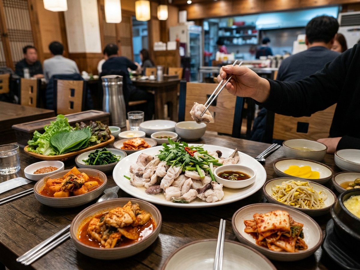 경북 포항 아구 전문 식당 밀레니엄