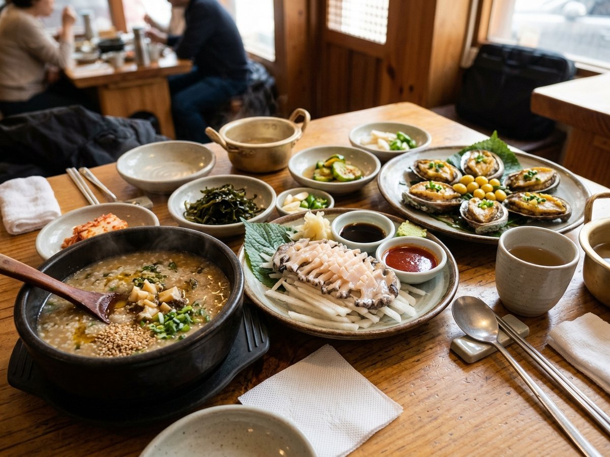 서울 중구 신당동 전복 요리 전문점 완도전복