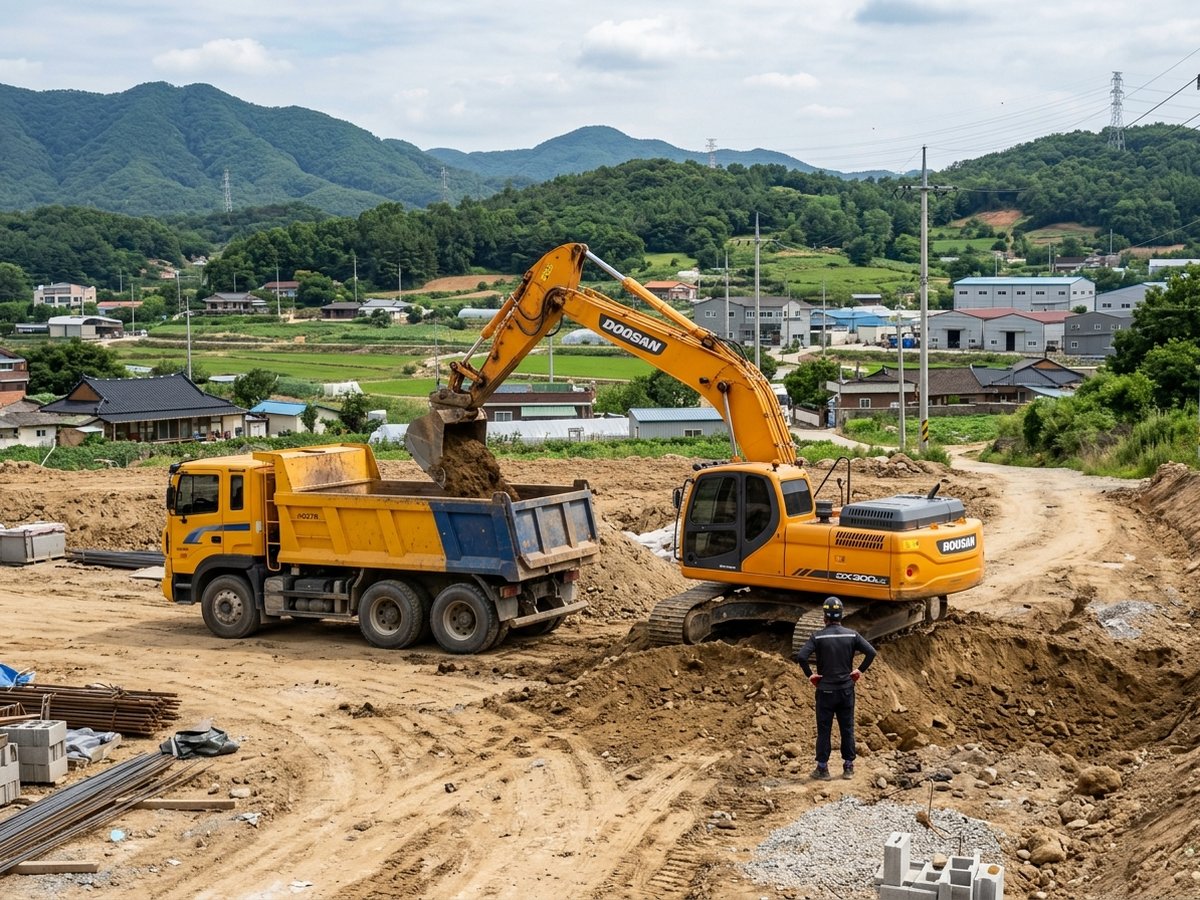 경기 여주 중장비 대여 여주중장비