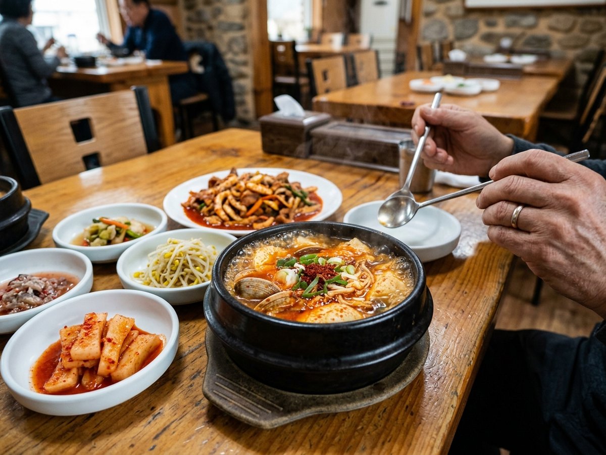 강원 평창 대관령 한식당 맷돌순두부