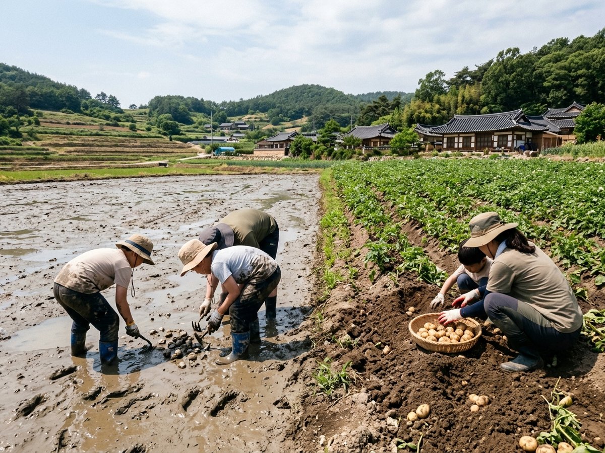 충남 당진 체험마을 푸레기마을