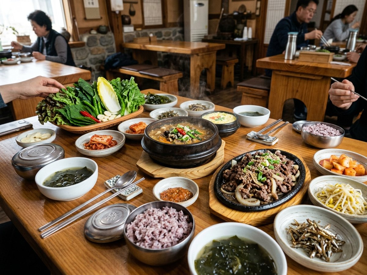 충남 서산시 쌈밥 전문점 장수우렁쌈밥2호점