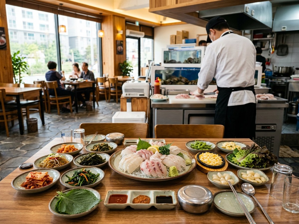 부산 강서구 명지동 횟집 진영신포횟집