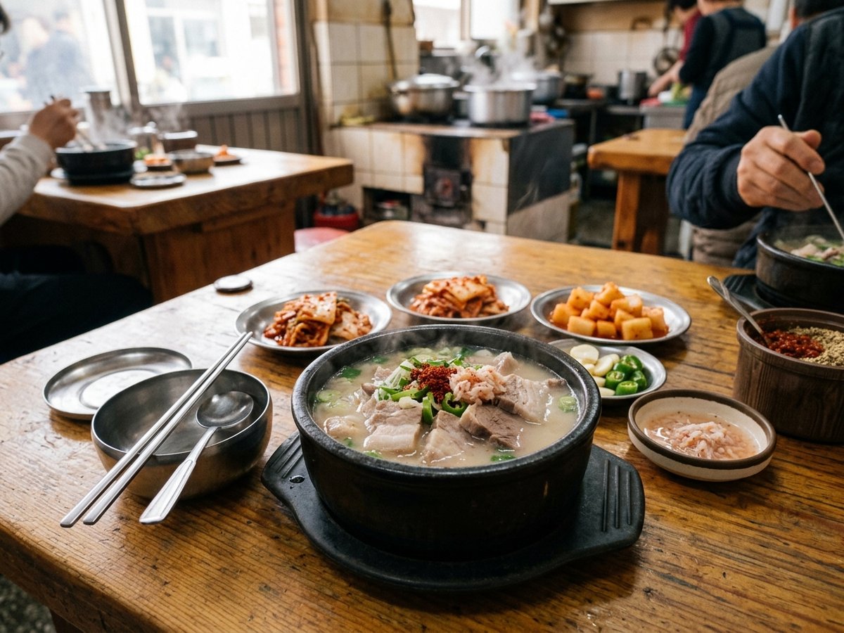 경북 포항 돼지국밥 강원식당