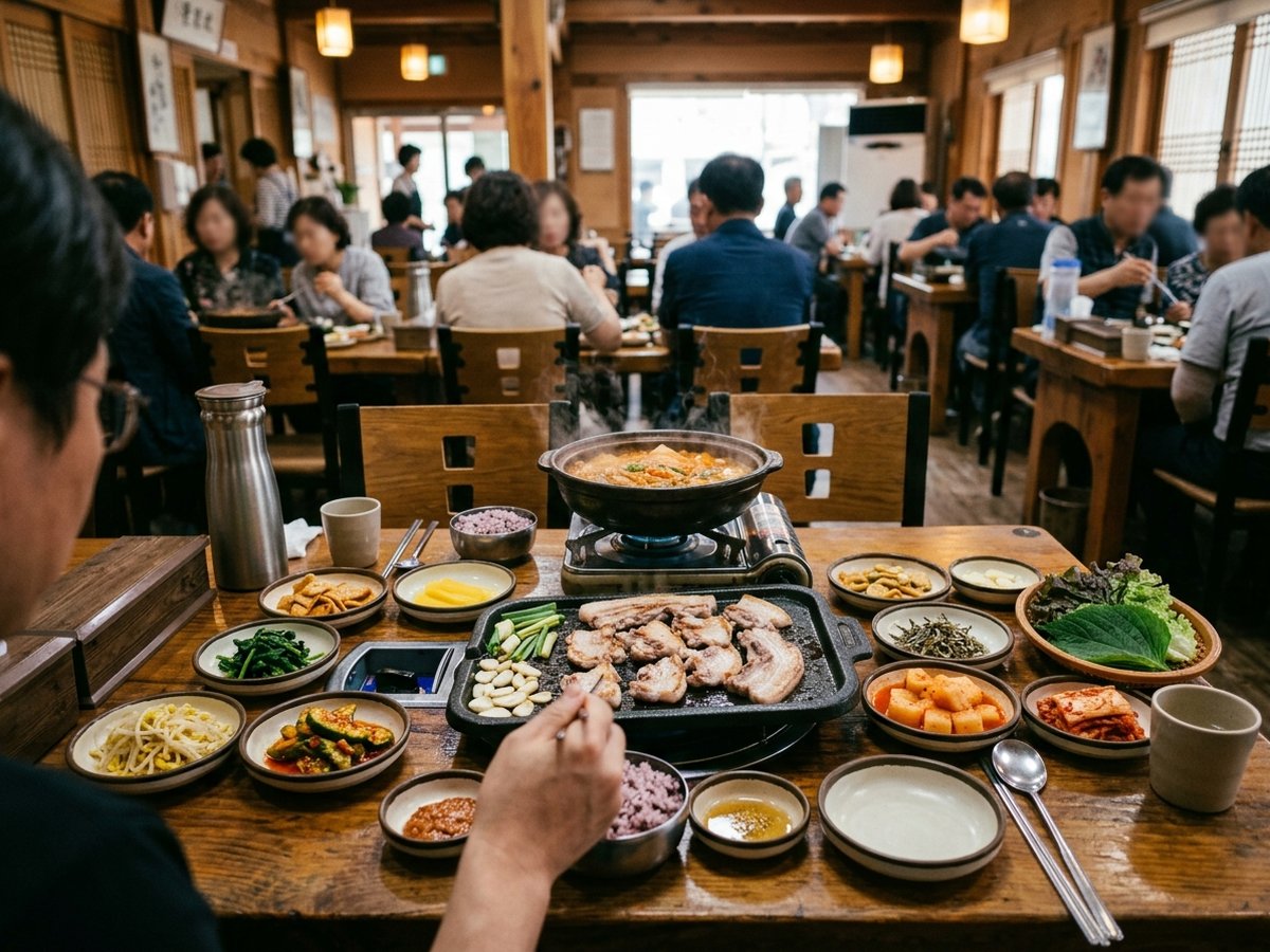 경북 영주 휴천동 한식당 진해식당