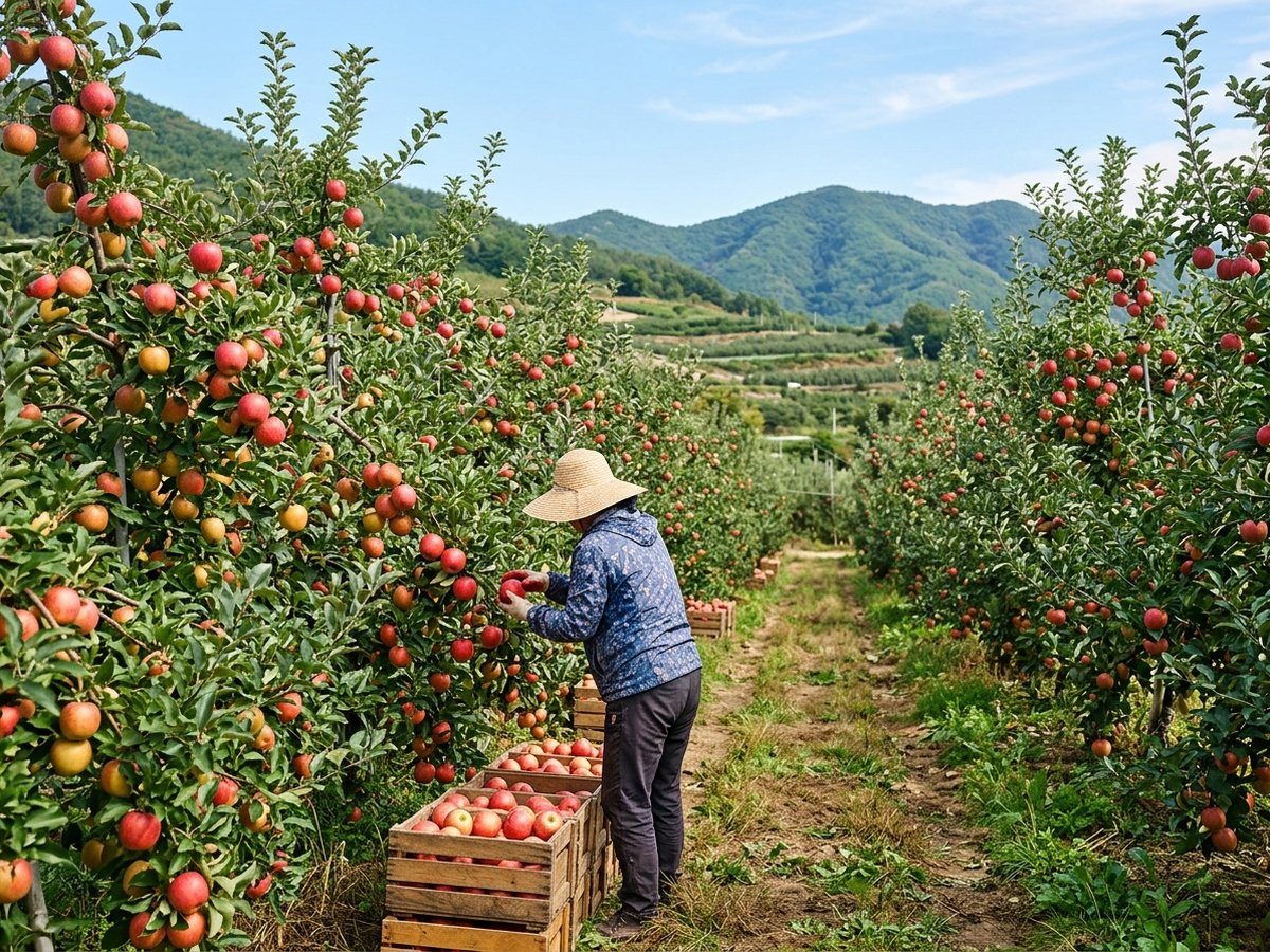 경북 영주 과수원 풍기사과농원