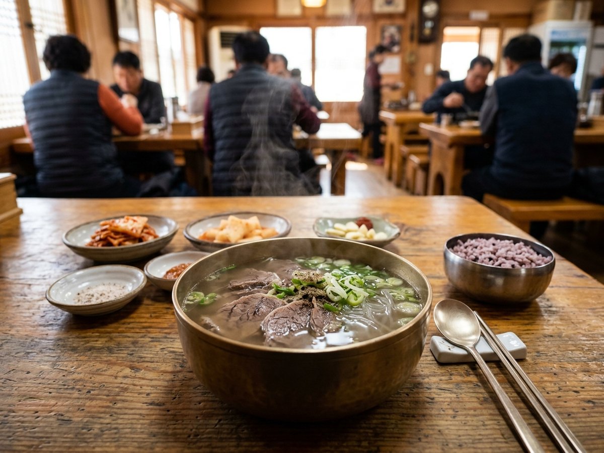전남 나주 곰탕 전문점 나주곰탕한옥집
