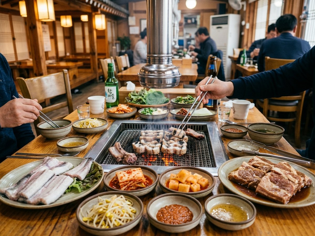 전남 진도 식당 장어랑돼지랑