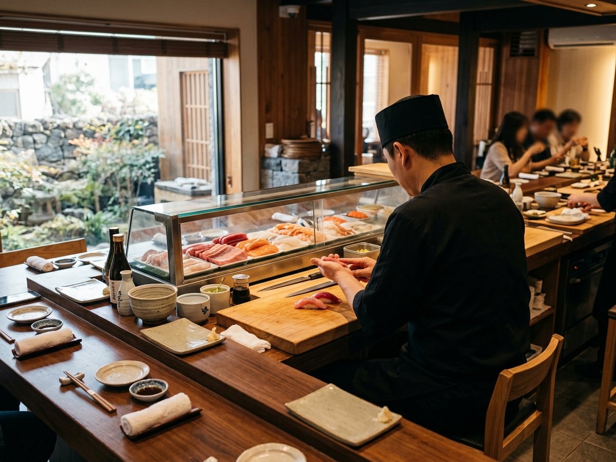제주 삼도이동 초밥 전문점 황금무지개초밥