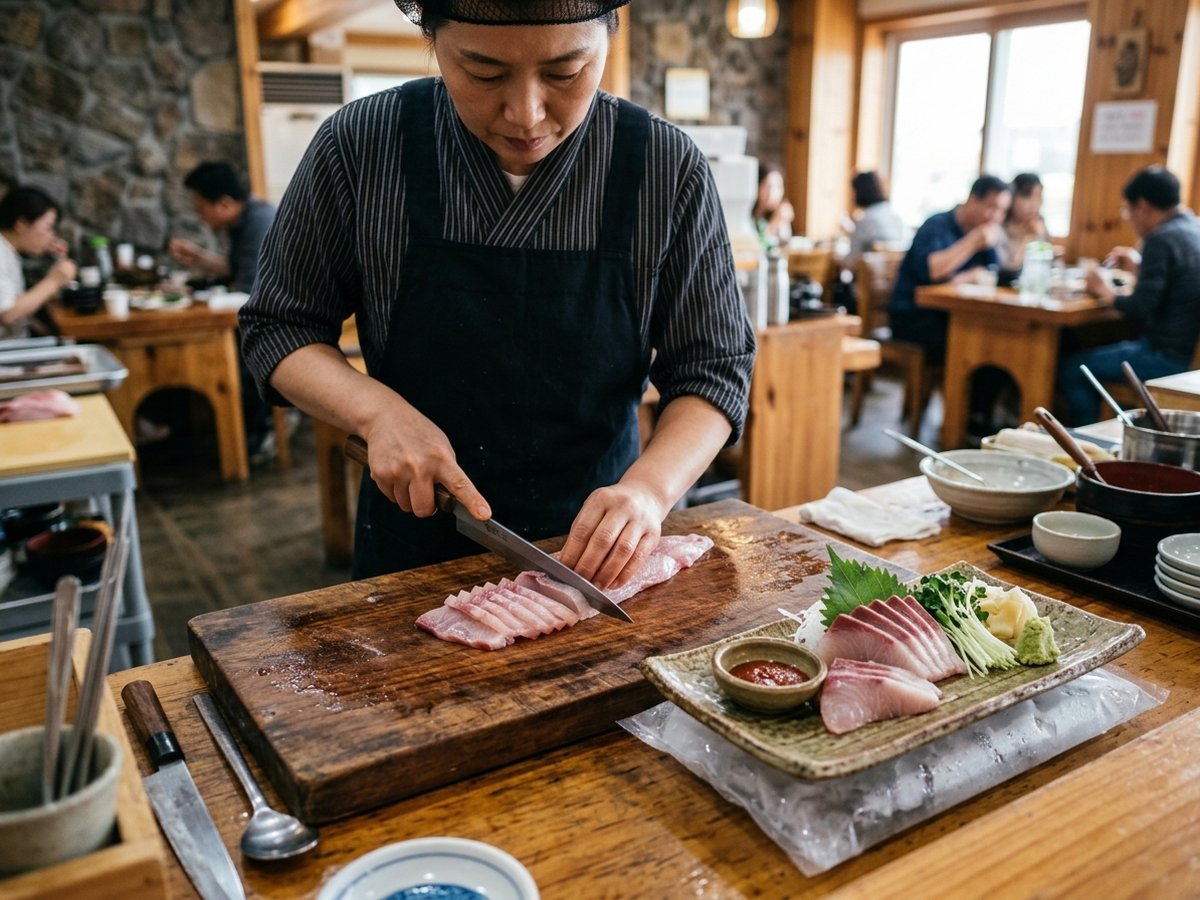 제주 서귀포 횟집 진미명가