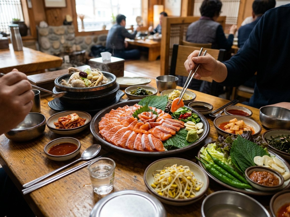강원 평창 송어 횟집 송어회마루