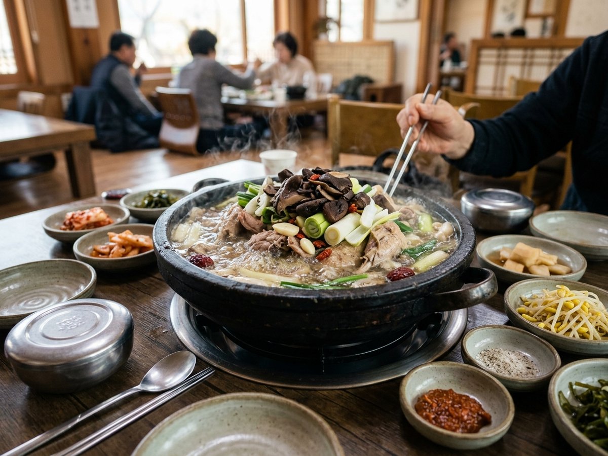 충남 서산 백숙 전문점 나능이능이버섯백숙
